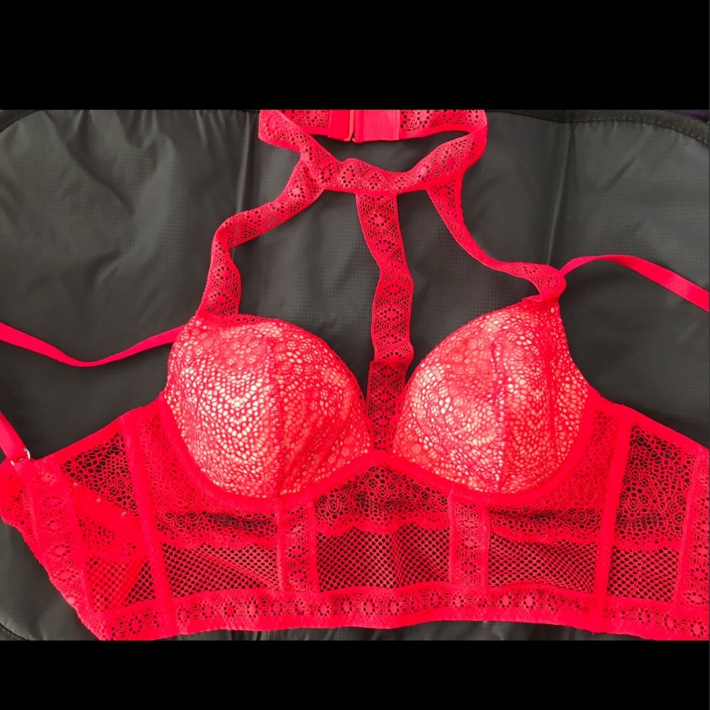 sexy red bra❤️